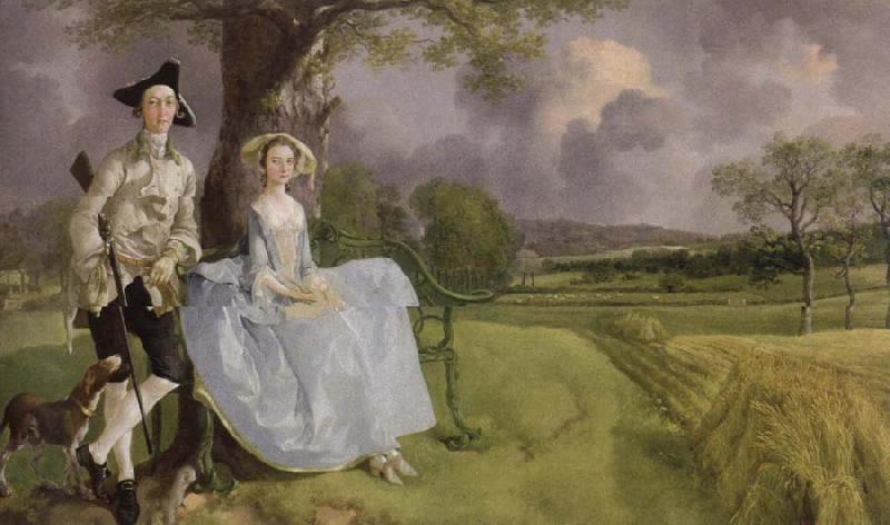 Thomas Gainsborough mr.and mrs.andrews Sweden oil painting art